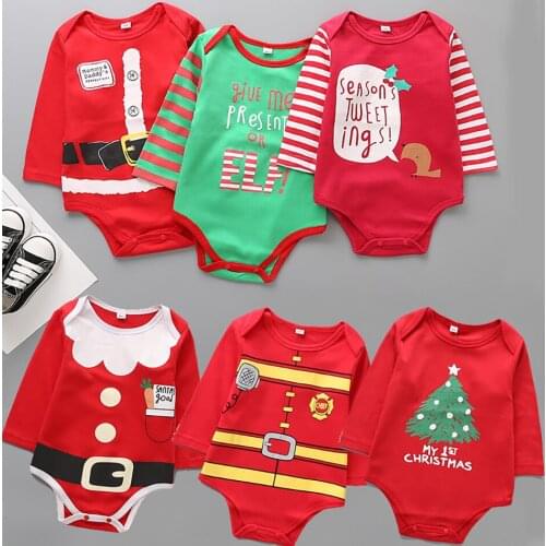 Baby Boys Halloween Clothes Romper Set Cotton Newborn Kids Jumpsuit Christmas Outfit Clothing Autumn Cute Infant Clothes