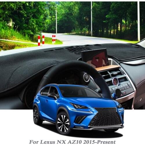 Car Styling Dashboard Avoid Light Pad Instrument Platform Cover Mat Rose For Lexus NX AZ10 2015-Present LHD&RHD Anti-Dust Mat