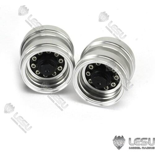Metal Wheel Hub for LESU 1/14 RC A0020 Hydraulic Trailer A0005 Model DIY TAMIYA Tractor Truck