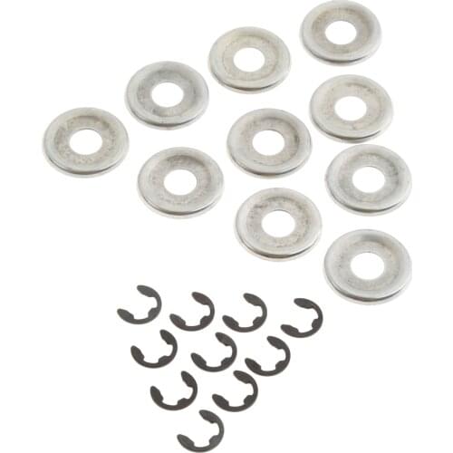 10 Sets MS250 Chainsaw Clutch Drum Washer E-Clip Kit For STIHL 017 018 019 021 025 MS170 MS180 MS250 Replace For 9460 624 0801