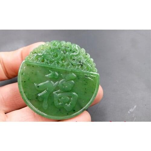 Natural genuine and jade jade pendant Pendant rich Jasper Pendant