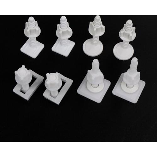 New Arrival 4x Toilet Seat Hinges Mountings Set with Fittings Screws For Toilet Accessories