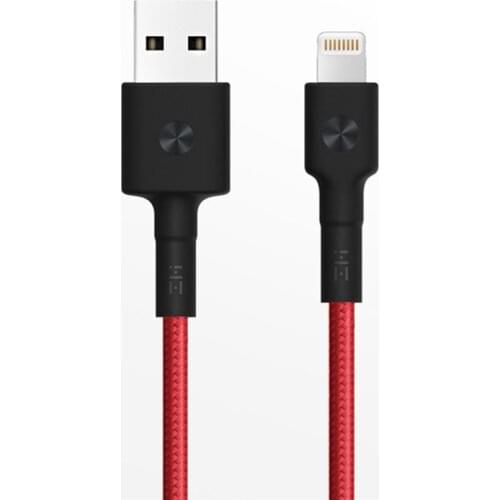 Original XIAOMI MFI Certificated Braided 1m ZMI 8 Pin to USB Data Cable Charge Cord For iPhone 5/5s/5c, 6/6s/6 plus, 7/7 plus