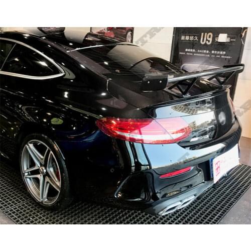 Fit for Mercedes Benz 205 C63 COUPE C63S 2 DOORS W205 GT carbob fiber wing spoiler