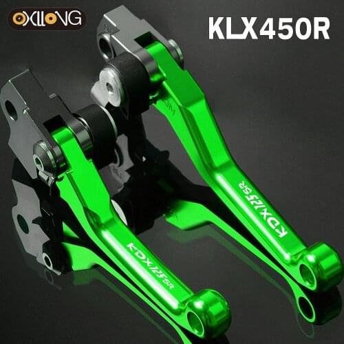Motorcycle DirtBike Motocross dirt bike Pivot Brake Clutch Levers FOR Kawasaki KLX450R 2008 2009 2010 2011 2012 2013 2014 2015