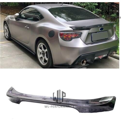 High quality Carbon Fiber Rear Spoiler Wings Car Styling For Toyota GT86 BRZ Car Body Kit 2013-2017
