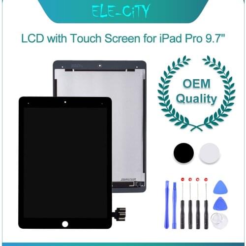 LCD Display For iPad Pro 9.7 Touch Screen For A1673 A1674 A1675 Assembly Touch Panel Display Digitizer Assembly With Small Parts