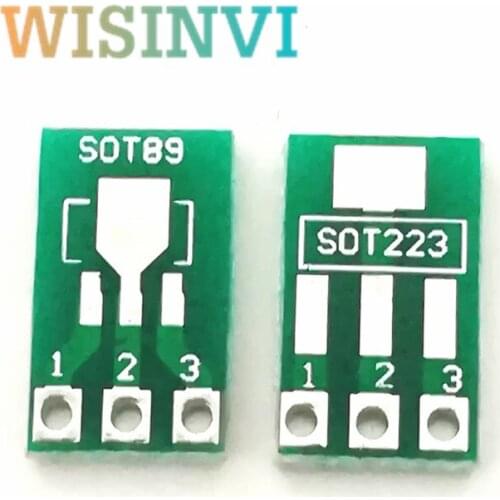 1000 pcs SOT89 SOT223 to DIP PCB Transfer Board DIP Pin Board Pitch Adapter keysets