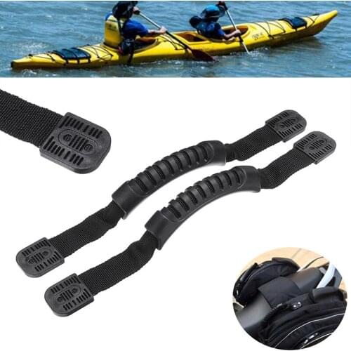 2pcs DIY Kayaks Luggage Carry Grips PVC Handles Side Mounting Boat Fittings Luggages Equipment 28CM Easy to Install /Remove
