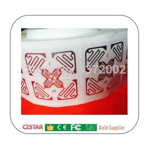 50*50mm epc uhf tag passive long range 3D antenna UHF RFID TAG impinj H47 monza 4E EPC Gen 2 uhf RFID wet inlay label sticker