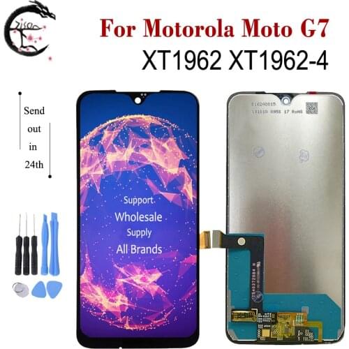 6.2" New LCD For Motorola Moto G7 XT1962 XT1962-4 LCD Display Screen Touch Digitizer Assembly For Motorola G7 XT 1962 Display