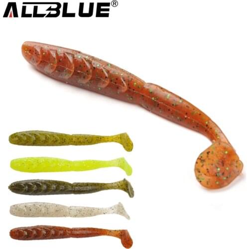 ALLBLUE Salty Fishing Lure 10pcs/lot With Salt 7cm/2g Artificial Soft Bait Vivid Swimbaits Fishing Tackle Pesca isca artificial