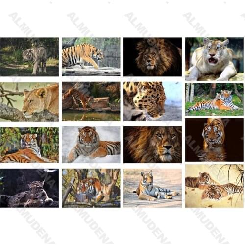 Diy Diamond Painting Big Tiger Nordic Style Full Diamond Handmade Dot Diamond Bedroom Living Room Stickers
