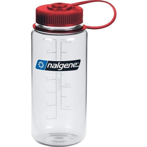Nalgene 16 SELF Wm Clear / Red Cap Tritan Drinker