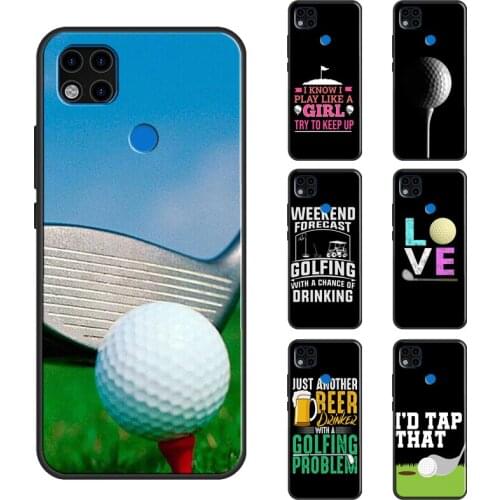 Love Golf Case For Xiaomi Redmi Note 8 9 Pro 8T 9S Note 10 Pro Funda For Redmi 9 9C 9A K40 9T Cover