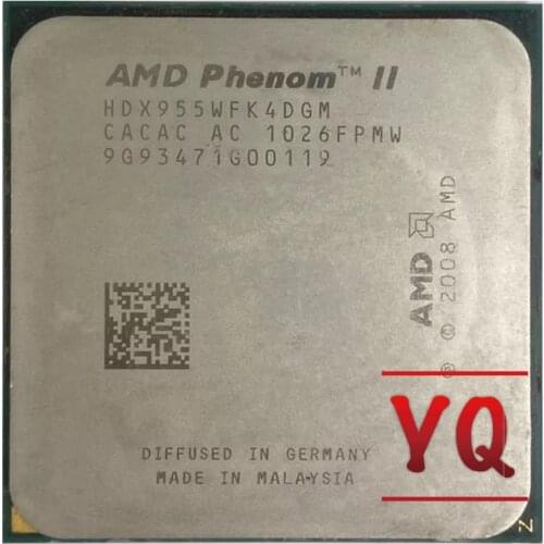 AMD Phenom II X4 955 3.2 GHz 95w Quad-Core CPU Processor HDX955WFK4DGM/HDX955WFK4DGI Socket AM3