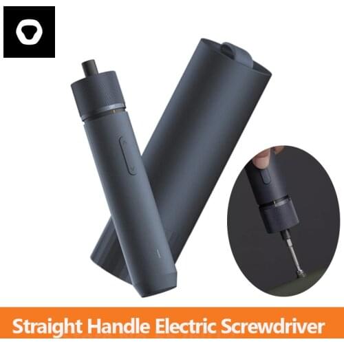 HOTO Electric Screwdriver Straight Handle 3 Speed Torque Portable Rechargeable 12pcs S2 Screwdriver Bits