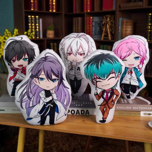 Kawaii Hypnosis Mic Japan Anime Plush Dolls Cartoon Yamada Ichiro Plush Toy Cute Aohitsugi Samatoki Pillows Doll Gift for Girls