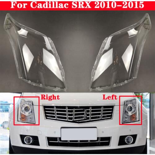 Auto Light Caps For Cadillac SRX 2010-2015 Car Headlight Cover Transparent Lampshade Lamp Case Glass Lens Shell