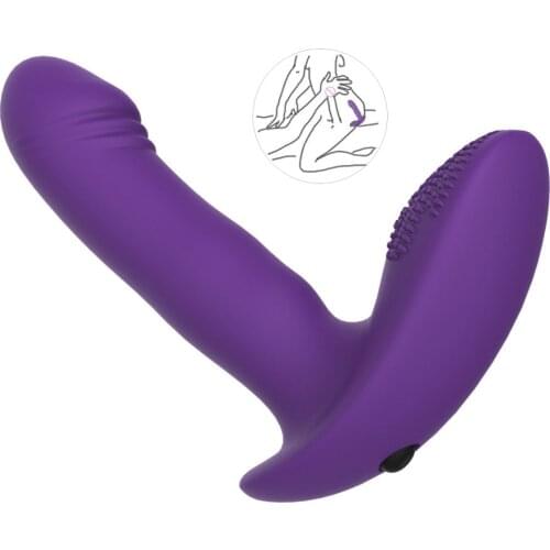 Masturbator For Women Vibrator Dildo G-Spot Clitoral Silicone Vibrating Sex Toys Invisible Bullet Battery Adult Products