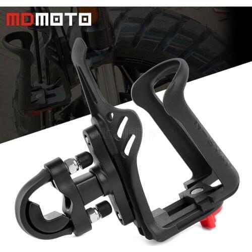 Mdmoto Motorcycle Beverage Water Bottle Holder Bracket for Honda Cb650R Cbr650R Cb650F Universal Crash Bar Drinking Cup Holder
