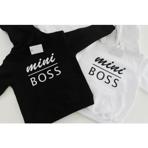 Fashion Children Kids Baby Boy Girl Hoodies Letter Print Long Sleeve Hoodies Tops Hooded Sweatshirt 0-5T