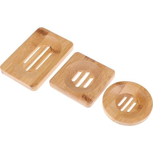 Natural Carbide Wood Soap Dish Wooden Soap Container Travel Wood Soap Box Shower Plate Bathroom Soap Holder