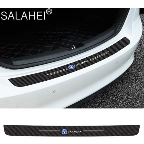 Car Trunk Rear Guard Plate Sticker Anti-Scratch Protection Strip For Changan CS95 CS85 CS75 CS55 CS35 CS15 EADO Auto Accessories