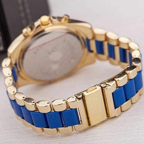 652F New Fashion Luxury Classic Men Stainless Steel Quartz Analog Wrist Watch