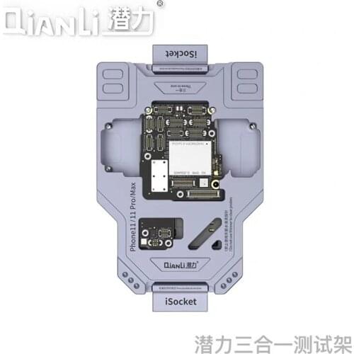 Qianli iSocket 3 in 1 Motherboard Test Fixture For IP11 11Pro 11Promax XS Mainboard Upper and Lower Separating DiagnosticTesting