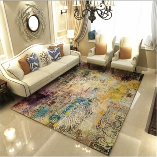 Modern Delicate Abstract Style Creative Large Carpets For Living Room Bedroom Rugs Home Floor Rug Soft Door Home Carpet Door Mat