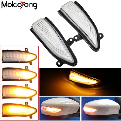 LED Turn Signal Mirror Indicator Light For Nissan Teana Altima Sylphy Pulsar Sentra B17 Tiida C13 Dynamic Sequential Blinker