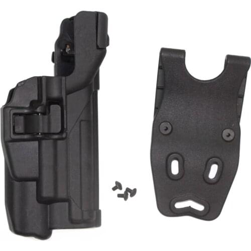 Tactical Holster Hard Plastic Close Quarters Gun Pistol Holster SIG SAUER P226 Type (Black)