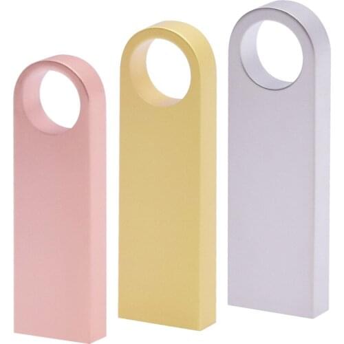 Mini USB Disk USB 2.0 Stick Pendrive Metal Usb Flash Drive 2.0 128G 64G 32G 16G Memory Usb Stick Drives High-speed Flash Drives