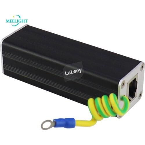 Mini-type 100M single-circuit lightning protection device monitoring protector 1 network signal lightning protection