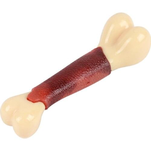 CenKinfo Tough Chew Toys for Dogs,Real Beef Flavor Nylon Durable Toys Bones Dog Accessories Puppy Supplies Dog Toys