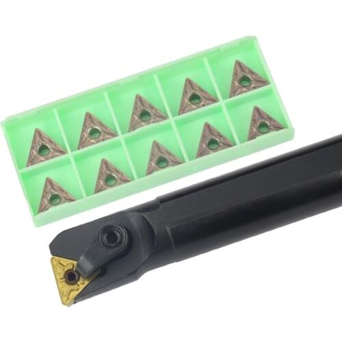 1pc S16Q-MTUNR16 S20R-MTUNR16 S25S-MTUNR16 Internal Turning Tool Holder TNMG16 Carbide Inserts Lathe Bar CNC Cutting Tools Set