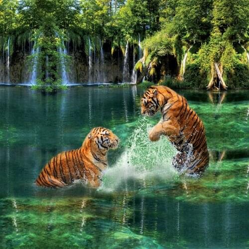 3D Bedding set twin Tiger Print queen Duvet cover set lifelike bedclothes pillowcase bed set home Textiles king cotton quilt