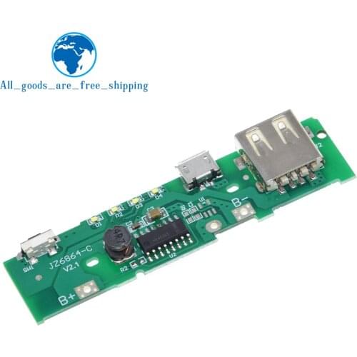 5V 1A Power Bank 18650 Charger Board Module Charging Circuit PCB Board Power Supply Step Up Boost Mobile Phone For Battery DIY
