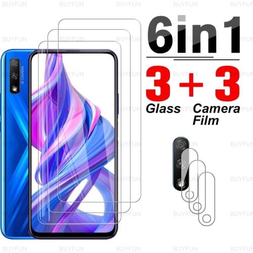 6in1 Camera Lens Film For Huawei Honor 9X Pro HD Front Tempered Glass for honor honar 9 9a 9c 9x global china 9 lite safety glas