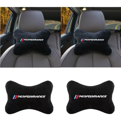 Car Cotton Flannel Neck Pillow Headrest Belt for BMW 1 3 5 7 Series F20 F21 F30 F31 F11 F01 F02 G20 G30 X1 X3 X4 X5 E84 F25 F26
