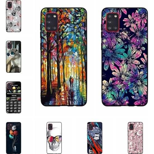 Case For Samsung Galaxy A31 Case Silicon Painting Cartoon Cute Funda Coque Capa Shell Back Cover for Samsung A31 A 31 Phone Case