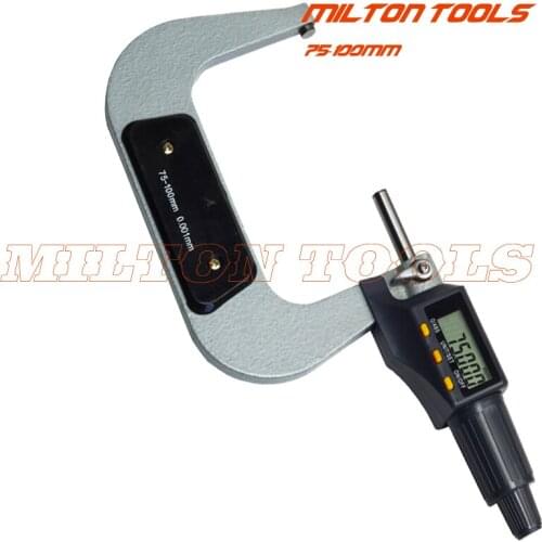 75-100mm x 0.001mm electronic digital Micrometer outside micrometer outside digital micrometer gauge high quality