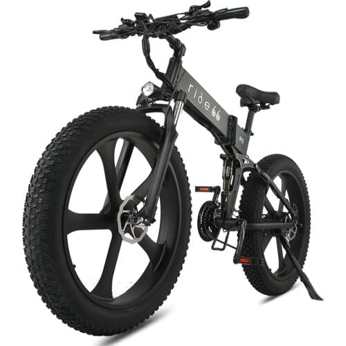 Electric bike 48V12.8ah 1000W Max 50km/h electric mountain bike fat tire Electric Bicycle beach Portable Ebike