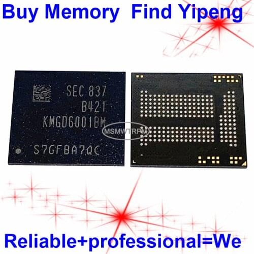 KMGD6001BM-B421 BGA221Ball EMCP 32+24 32GB Mobilephone Memory New original and Second-hand Soldered Balls Tested OK