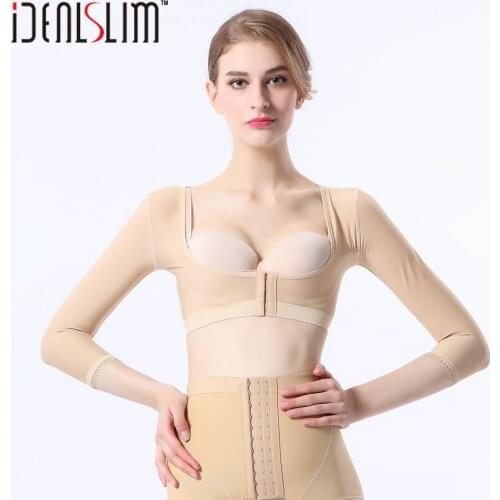 IDEALSLIM Shaper Tops Women Tummy Shaping Body Shaper Seamless Posture Corrective Shapewear Breast Push Up Lingerie