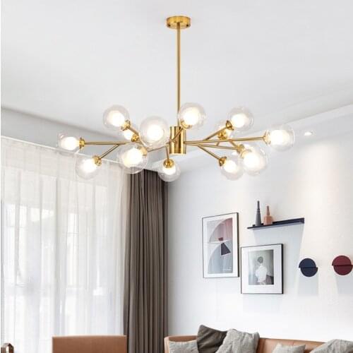 Creative modern LED chandelier Living room dining room bedroom study lamp Commercial restaurant cafe bar Lighting fixtures