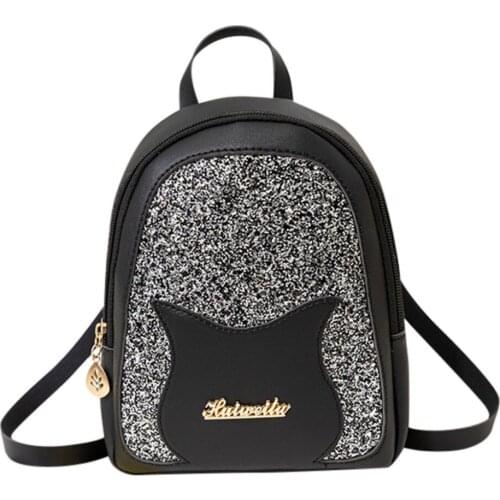 Summer Fashion Lady Shoulders Small Backpack Letter Purse Mobile Phone Zipper Patchwork Bag elegant design summer Versatile #2