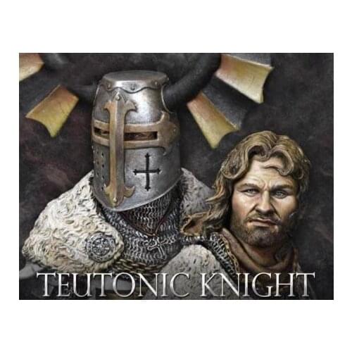 Resin Kits 1/10 Scale TEUTONIC KNIGHT include 2 heads Resin Model Free Shipping