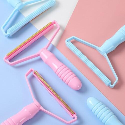 New 1PC Lint Remover Plastic Lint Roller Manual Clothes Fuzz Fabric Shaver for Sweater Woolen Coat Fluff Clothes Brush Tools